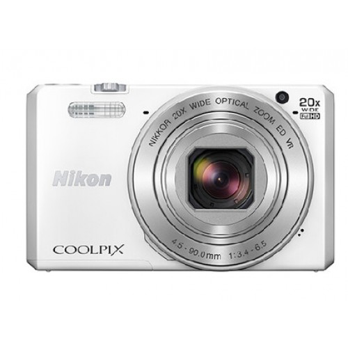 Nikon/尼康 COOLPIX S7000 小型便携数码相机卡片机 高清家用旅行（白）